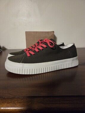 Camper Peu Vulcanized Sneakers Olive Mens Sz 8-8.5, Womens 10.5-11 Worn Once